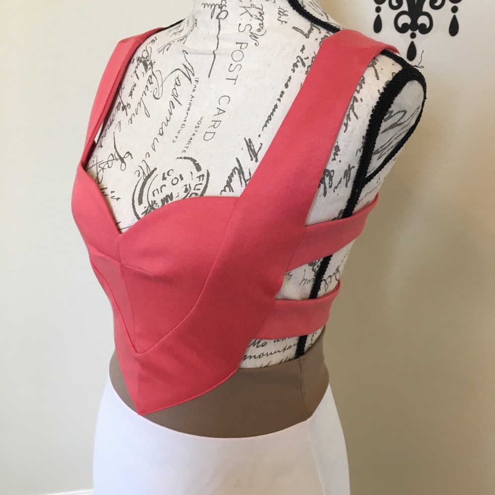 👄 HOT Color Block Strappy Back Cut Out Dress 👄